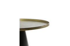 Light & Living Salontafel Ø75x35 Cm POPETA Antiek Brons-zwart