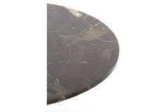 Light & Living Salontafel Ø76x36 Cm PAZO Donker Bruin Marmer+donker Bruin