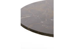 Light & Living Salontafel Ø76x36 Cm PAZO Donker Bruin Marmer+donker Bruin