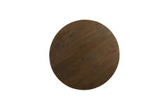 light & living Salontafel Ø80x40 cm OCANA hout olie bruin+mat beige