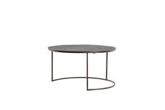 Light & Living Salontafel S/2 Ø61x37+Ø76x41 Cm TALCA Donker Bruin