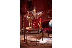 Light & Living Salontafel S/2 Ø65x39+Ø75x44 Cm DUARTE Glas-goud