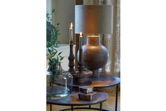 Light & Living Salontafel S/2 Ø65x39+Ø75x45 Cm TALCA Ant Koper+zwart