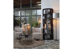 Light & Living Salontafel S/2 Ø67 5x39 5+Ø75x45 Cm TALCA Ruw Lood+ant. Lood