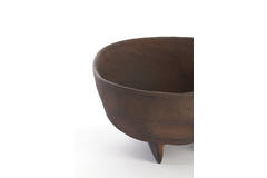 Light & Living Schaal Op Voet 21x20 5x10 Cm ROSANA Donker Bruin