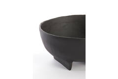 Light & Living Schaal Op Voet 21x20 5x10 Cm ROSANA Mat Zwart