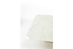 Light & Living Schaal Op Voet 40x40x8 5 Cm LABADE Marmer Wit-antiek Brons