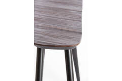 Light & Living Side Table 118x37x82 Cm BIBOERA Hout Bruin+zwart
