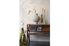 Light & Living Side Table 119x41x80 Cm YUKI Acacia Hout Donker Bruin+glas