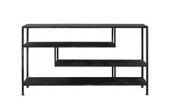 Light & Living Side Table 140x35x80 5 Cm YLAYA Antiek Zwart