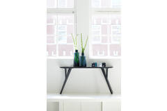 Light & Living Side Table 160x44x82 Cm QUENZA Acacia Hout Mat Zwart