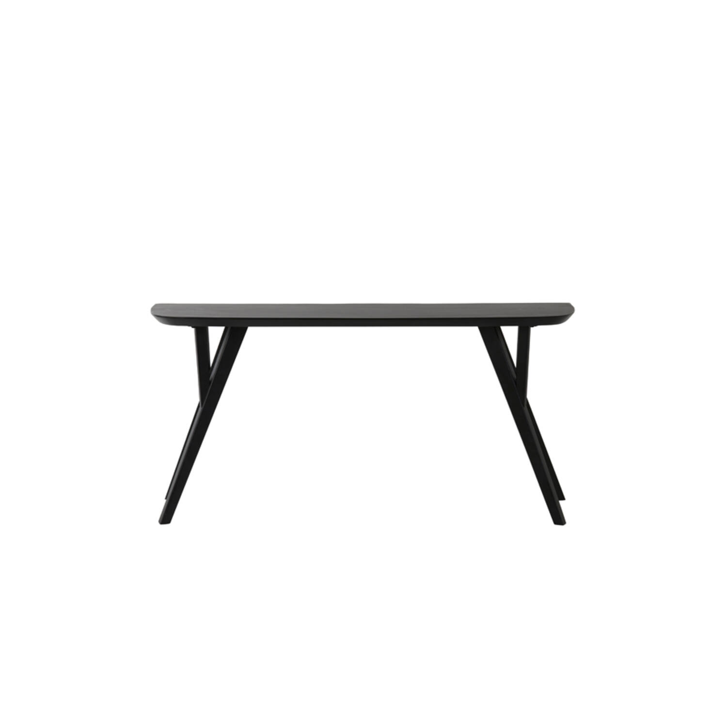 light & living Side table 160x44x82 cm QUENZA acacia hout mat zwart