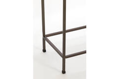 Light & Living Side Table S/2 120x21x72+140x25x82 Cm MORENA Bruin Marmr+brn
