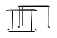 Light & Living Side Table S/2 Max 118x28x81 Cm BOCOV Antiek Brons-zwart