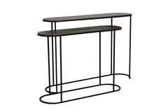 Light & Living Side Table S/2 Max 118x28x81 Cm BOCOV Antiek Brons-zwart