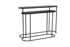 Light & Living Side Table S/2 Max 118x28x81 Cm BOCOV Antiek Lood-zwart