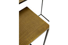 Light & Living Side Table S/2 Max 119 5x30 5x78 5 Cm ZAYN Antiek Brons+zwrt