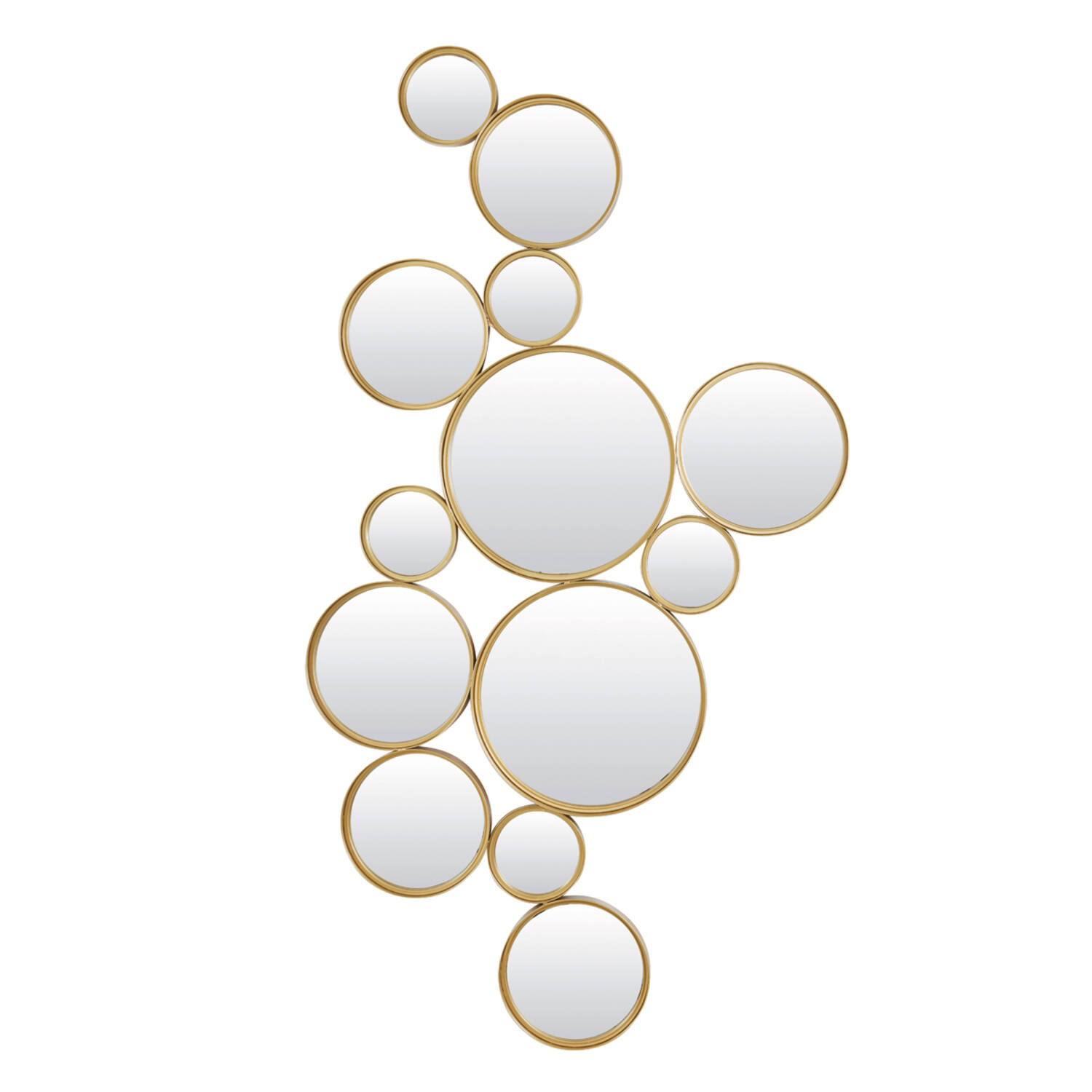 Light & Living Spiegel 127x3 5x64 5 Cm CIELO Cirkels Goud