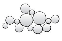 Light & Living Spiegel 127x3 5x64 5 Cm CIELO Cirkels Mat Zwart