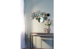 Light & Living Spiegel 99x3 5x57 5 Cm CIELO Cirkels Goud