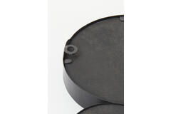 Light & Living Spiegel 99x3 5x57 5 Cm CIELO Cirkels Mat Zwart