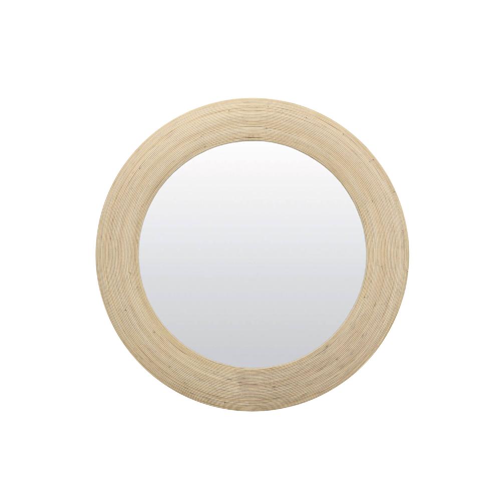 light & living Spiegel Ø109 5x4 5 cm PIEDRE rotan naturel