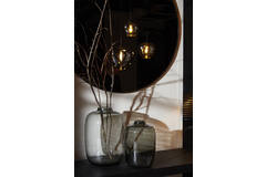 Light & Living Spiegel Ø116 Cm ESPEJO Smoke Glas+zwart