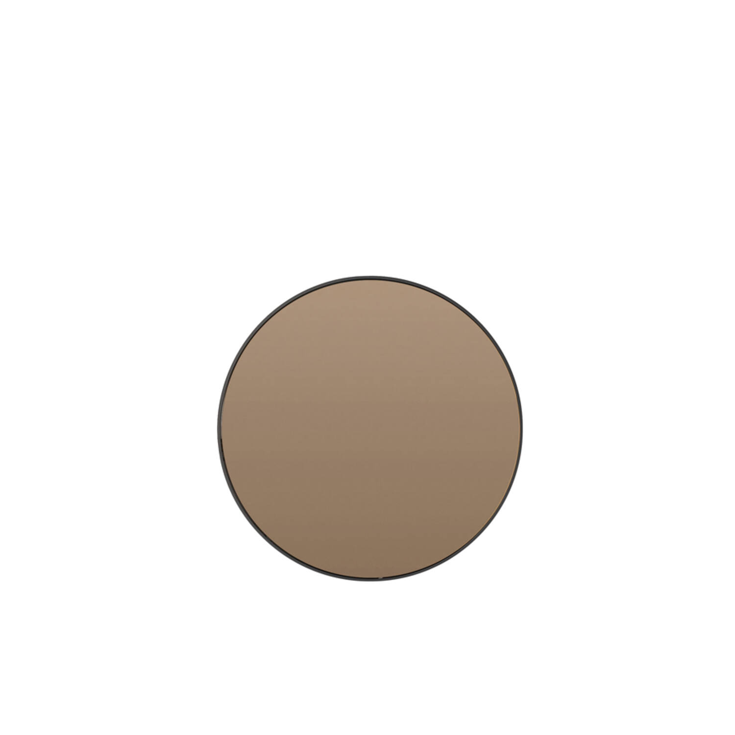 light & living Spiegel Ø50 cm ESPEJO bruin glas+zwart