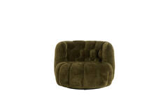 Light & Living Stoel 100x98x72 Cm AMARA Velvet Olijf Groen