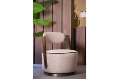 Light & Living Stoel 68x65x77 Cm KEMENA Zand+crème/terra