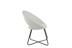 Light & Living Stoel 72x64x82 Cm ANTONY Bouclé Crème-zwart