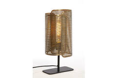 Light & Living Tafellamp 20x13x41 Cm MACI Antiek Brons+mat Zwart