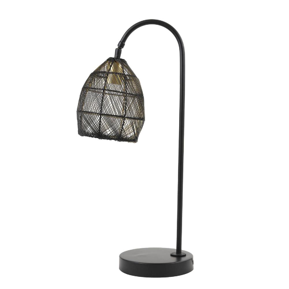 light & living Tafellamp 23x18x60 cm MEYA mat zwart+goud light & living Tafellamp 23x18x60 cm MEYA mat zwart+goud