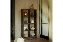 Light & Living Tafellamp 24x8x30 Cm KELAFO Hout Chocolade Bruin