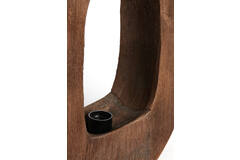 Light & Living Tafellamp 33x10x40 Cm KELAFO Hout Chocolade Bruin