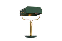 Light & Living Tafellamp 37x14x43 Cm AYER Glanzend Donker Groen+goud