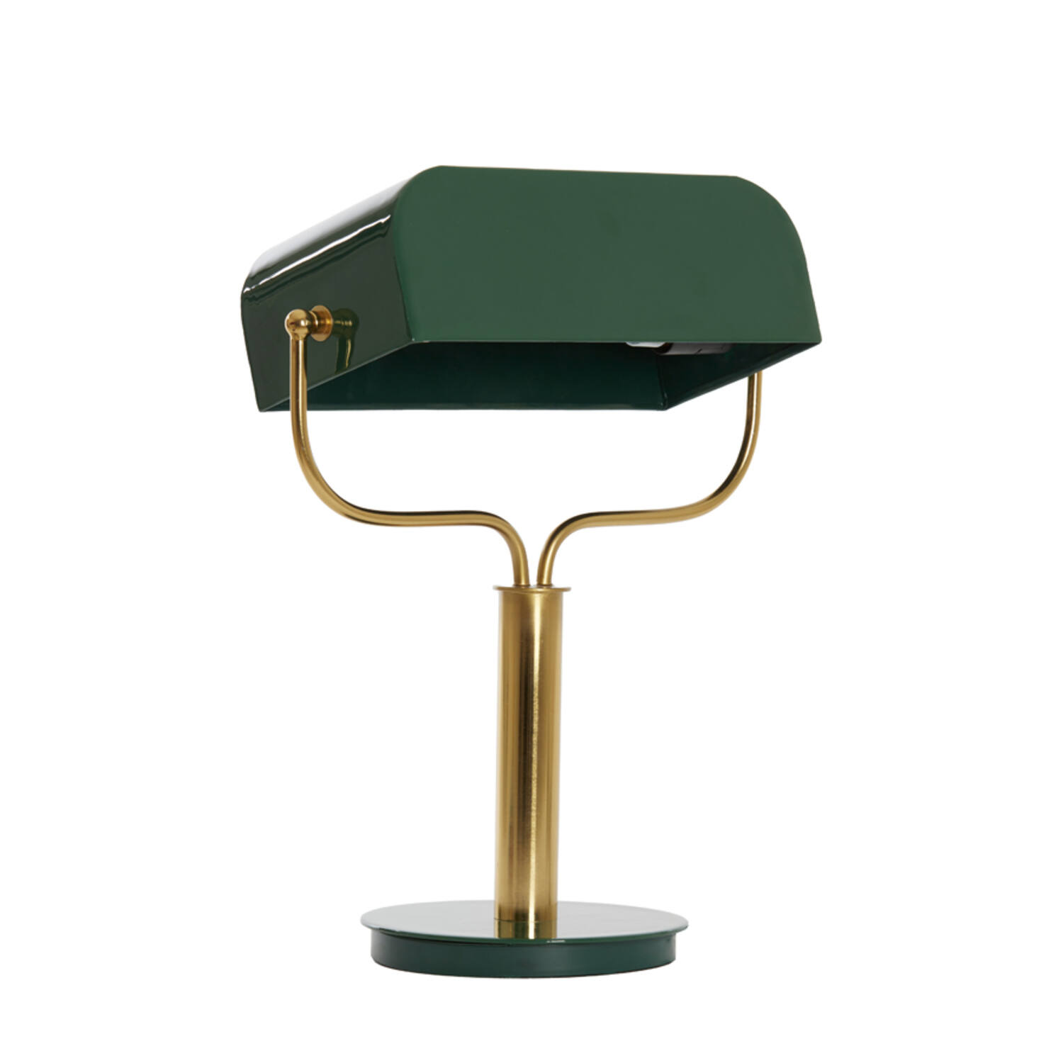 light & living Tafellamp 37x14x43 cm AYER glanzend donker groen+goud