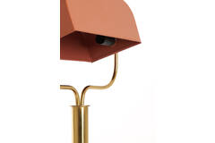 Light & Living Tafellamp 37x14x43 Cm AYER Glanzend Oranje+goud