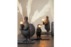 Light & Living Tafellamp E14 12x12x24 Cm PENGUIN Mat Zwart