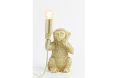 Light & Living Tafellamp E14 13x12 5x23 5 Cm MONKEY Mat Goud