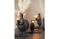 Light & Living Tafellamp E14 16x13x34 Cm PENGUIN Mat Zwart