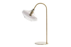 Light & Living Tafellamp E14 31x22x50 Cm SOLNA Antiek Brons+smoke Glas