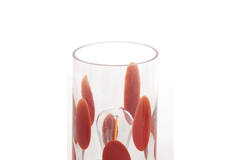 Light & Living Tafellamp LED Ø10x17 Cm NENON Glas Helder-koraal