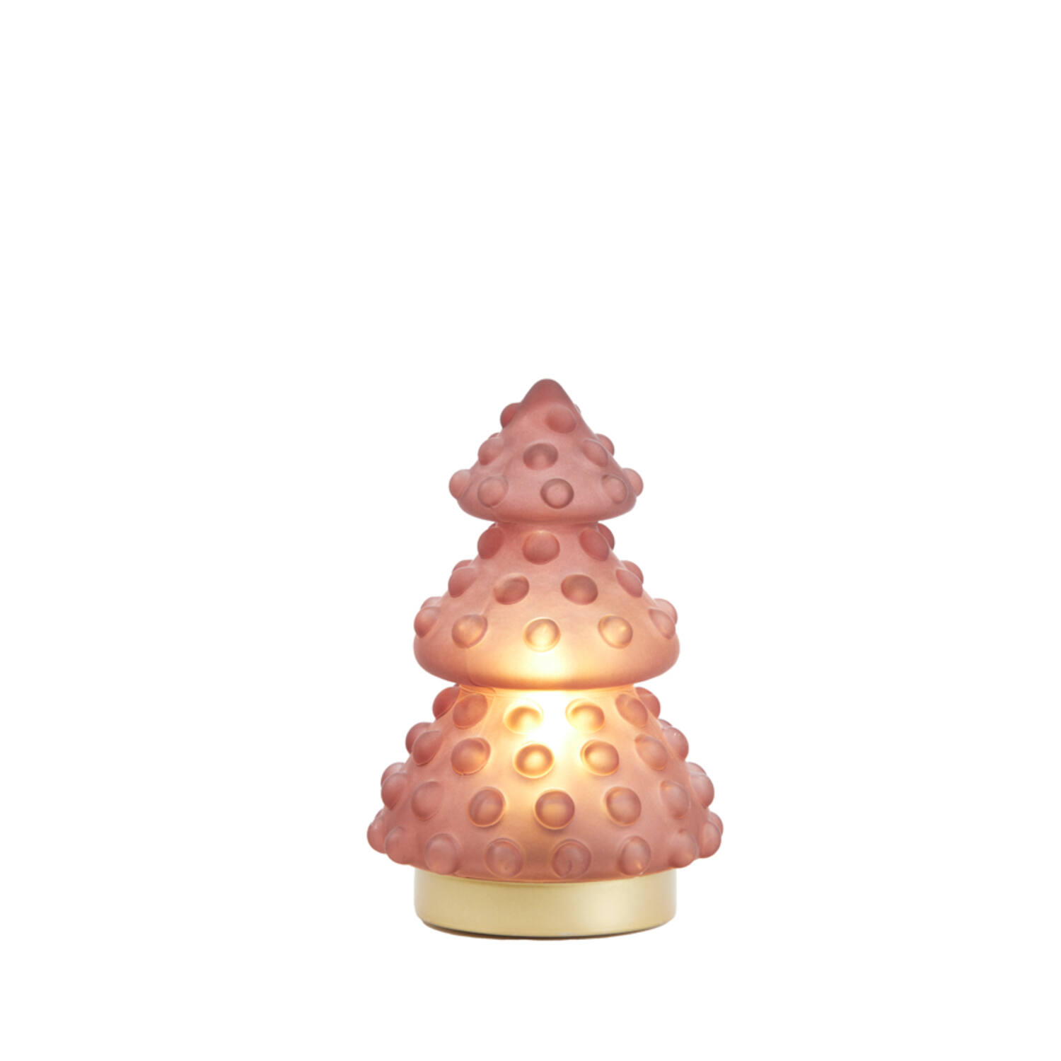 Light & Living Tafellamp LED Ø12x18 5 Cm TREE Mat Koraal+goud