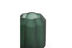 Light & Living Tafellamp LED Ø13x16 5 Cm YVIAS Glas Mat Donker Groen+goud