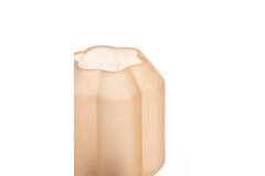 Light & Living Tafellamp LED Ø13x16 5 Cm YVIAS Glas Mat Perzik+goud