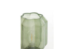 Light & Living Tafellamp LED Ø13x16 5 Cm YVIAS Glas Melk Groen+goud