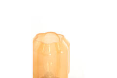 Light & Living Tafellamp LED Ø13x16 5 Cm YVIAS Glas Melk Oranje+goud