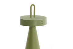 Light & Living Tafellamp LED Ø13x28 5 Cm ANKENTA Olijf Groen