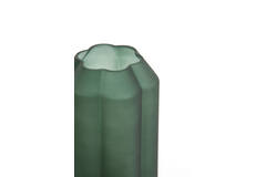 Light & Living Tafellamp LED Ø15x27 Cm YVIAS Glas Mat Donker Groen+goud